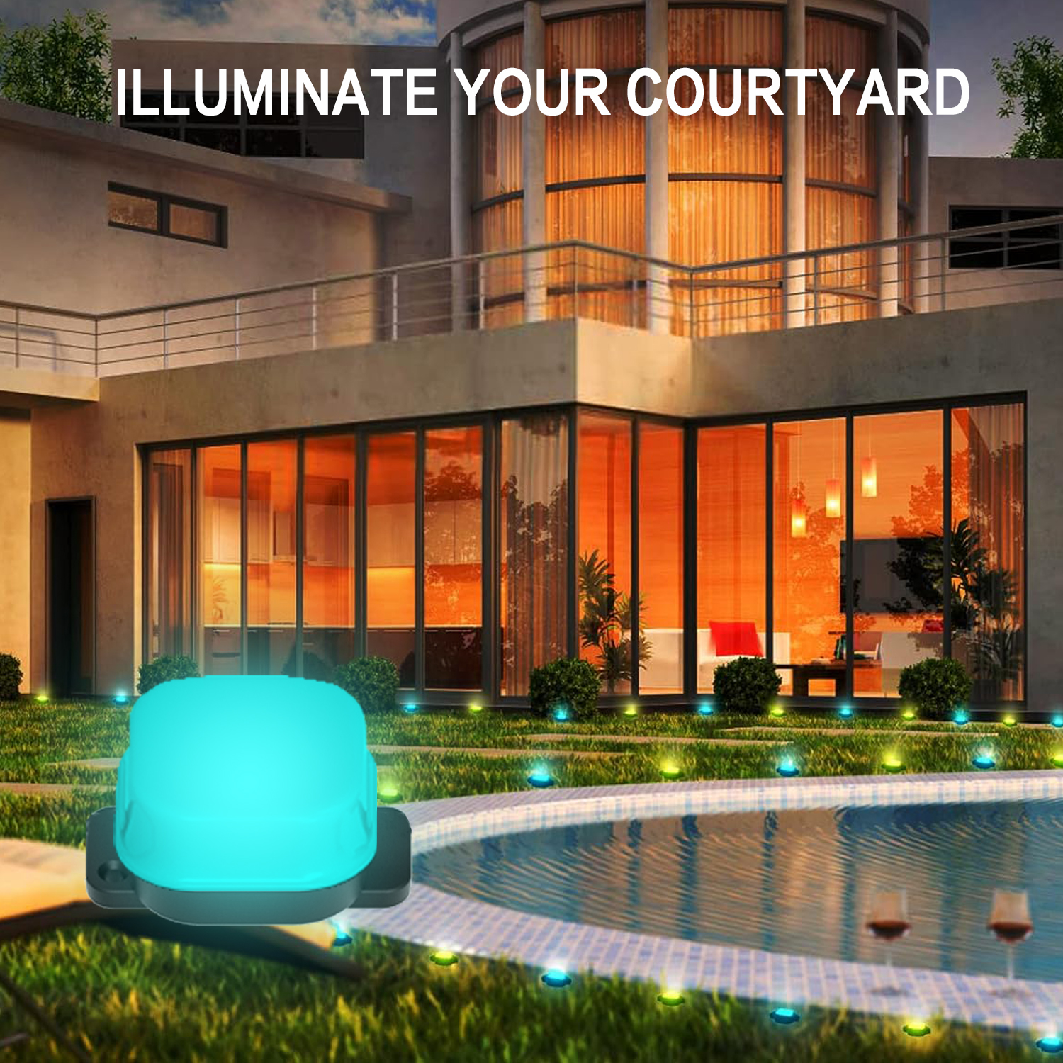  Outdoor lawn light IR